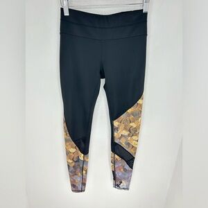 Athleta Mesh Sonar Yoga‎ Tight Legging Size XS Black Yoga Gym Athleisure